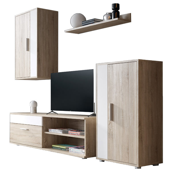 Телевизор Zafira sonoma-бял 190x35x190см