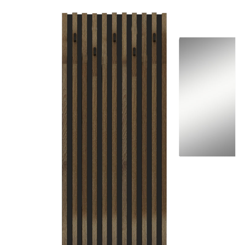 Мебели за антре ARIKA бяло-сонома 100x37x199.5cm