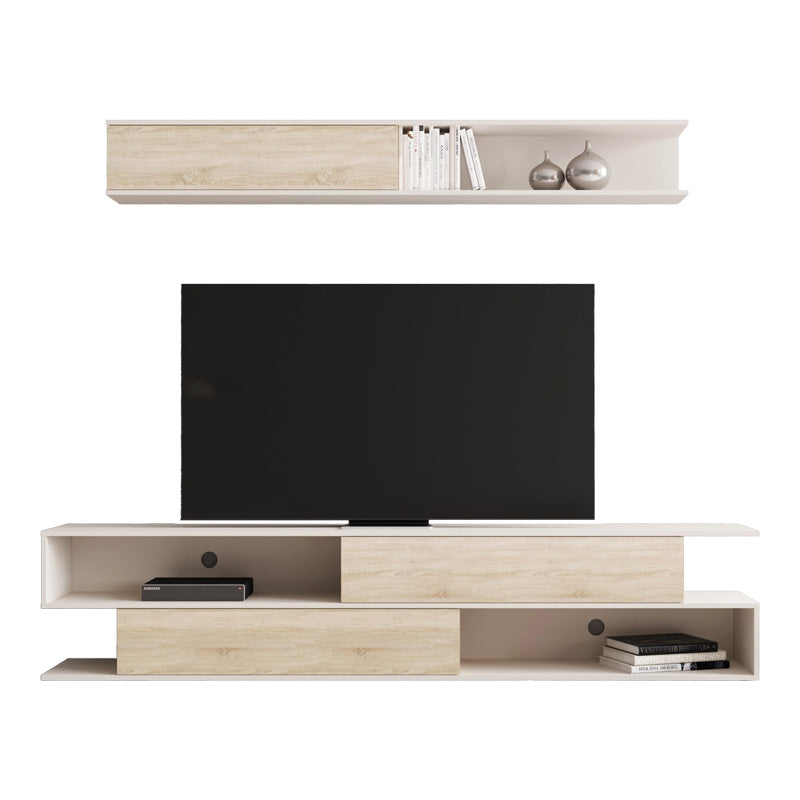 Холна  гарнитура в цвят дъб-крем 240x40x50.4см