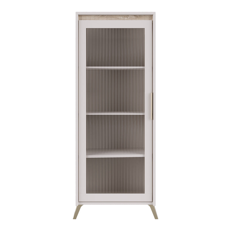Комплект за хол belka крем с цвят дъб 210x45x152.6см