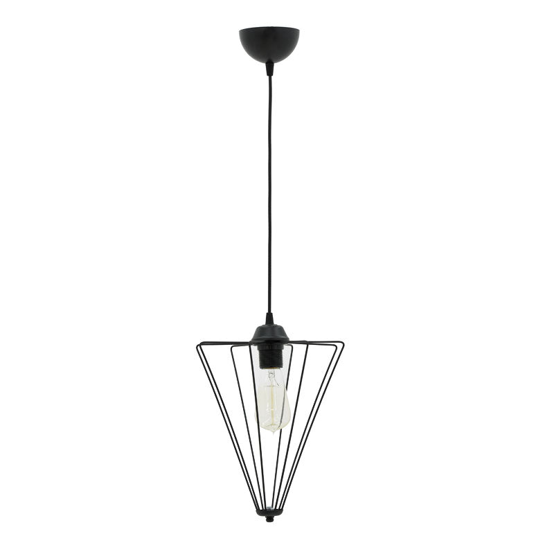 Плафон Saway E27 черен 30x30x80см