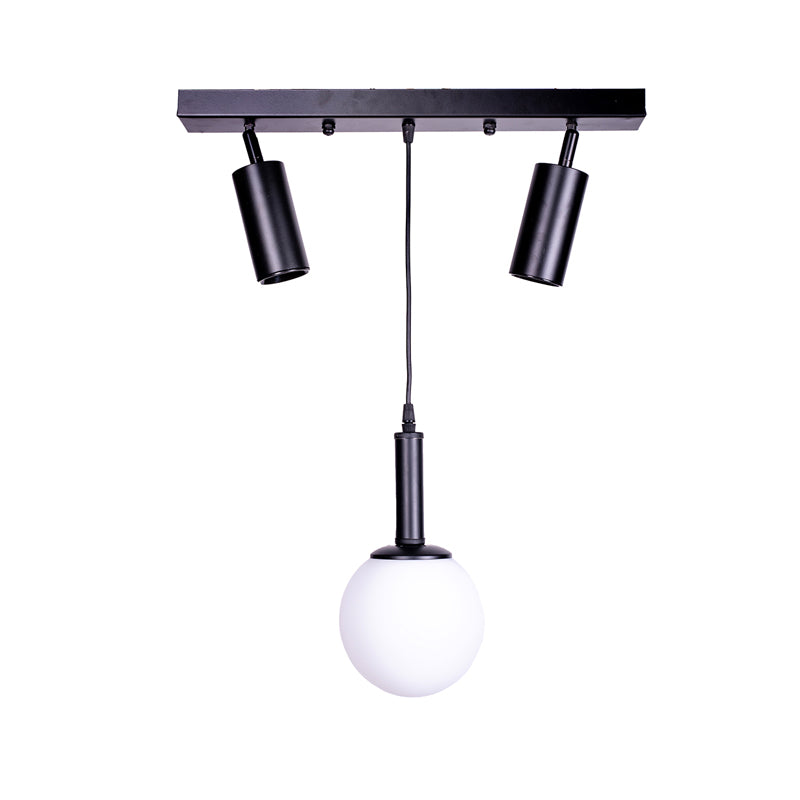 Плафон Barten E27 черен метал 45x30x45см