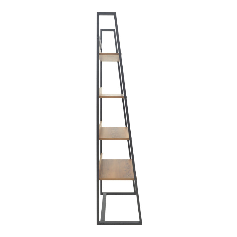 Етажерка Ryder орех-черна 75x36x185см