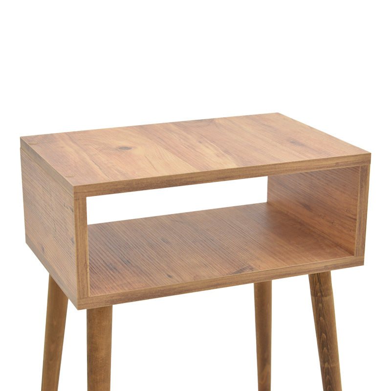 Нощно шкафче HANK в естествена обшивка 45x30x60см