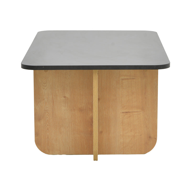 Маса холна Beca в дъб-черен нюанс 100x60x42см