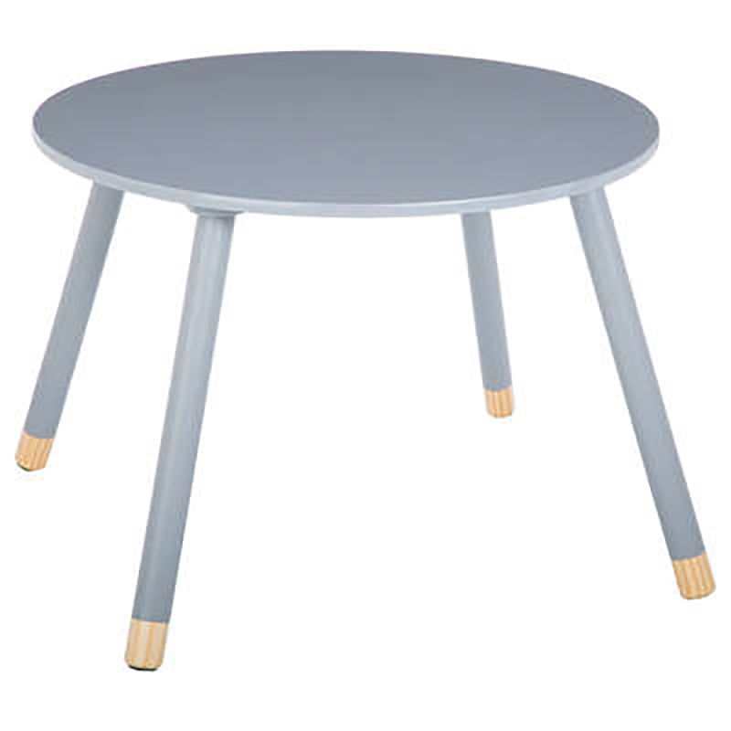 Детска маса PLAYFUL сиво-естествен D60x43.5см