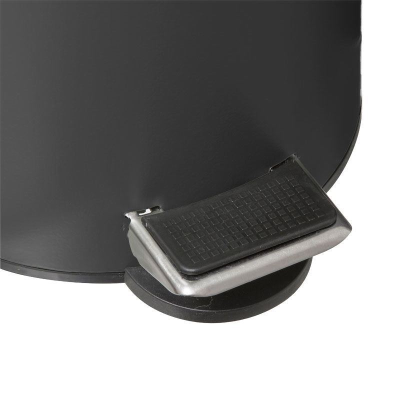 Кошче за боклук 3L Nature металик тъмно сиво- натурален