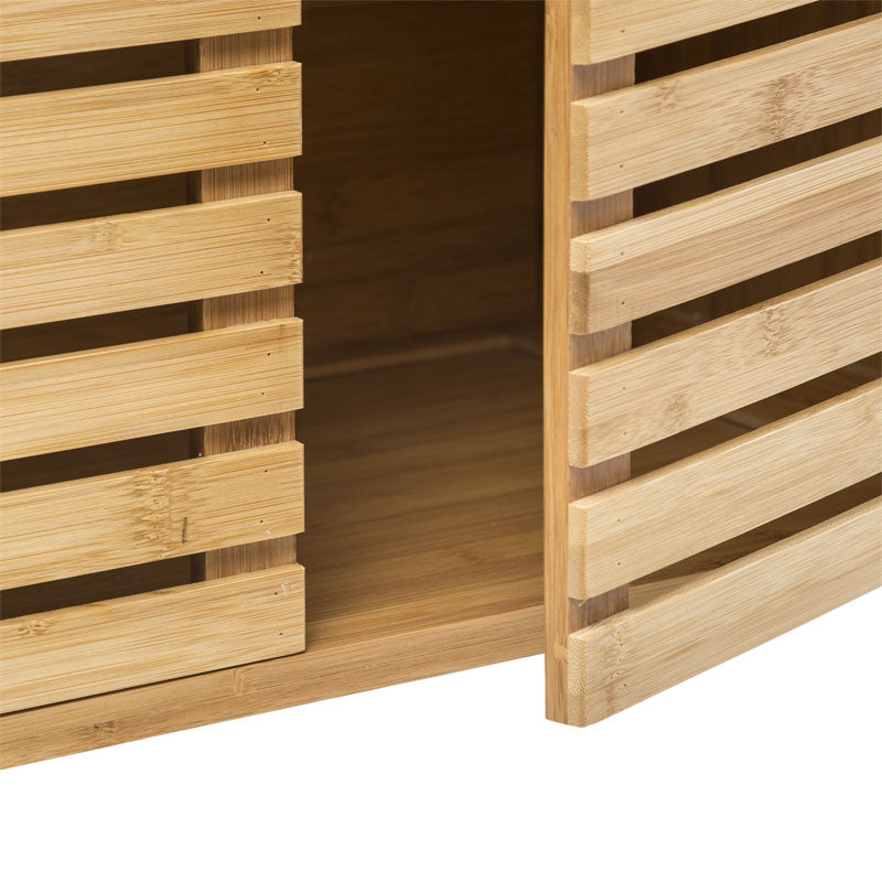Поставка за баня за мивка Sicela в естествен цвят 60x28x80см
