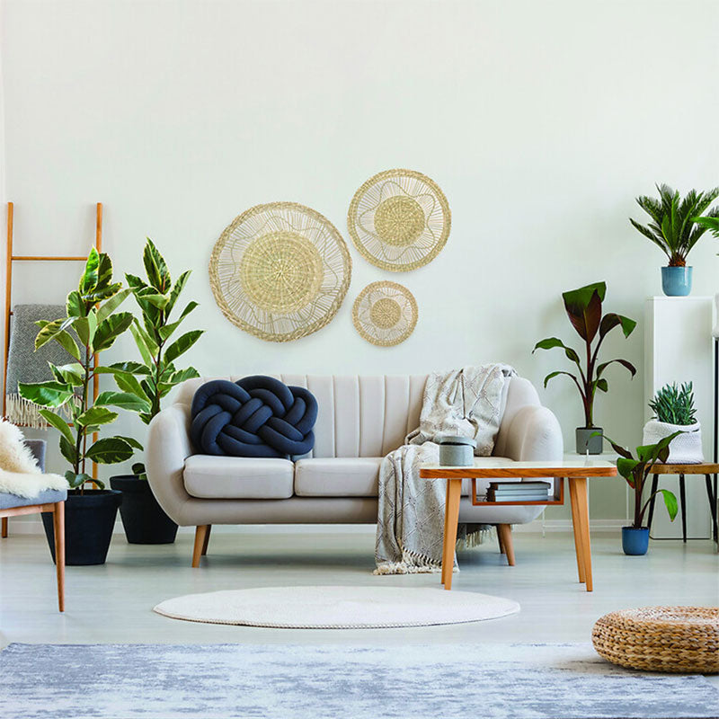 Деко за стена Lela комплект 3 части естествен цвят