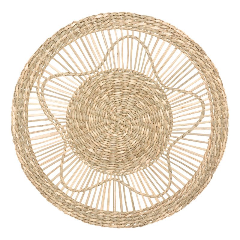 Деко за стена Lela комплект 3 части естествен цвят