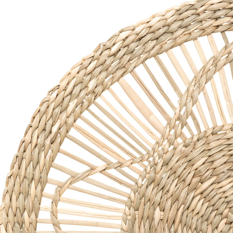 Деко за стена Lela комплект 3 части естествен цвят