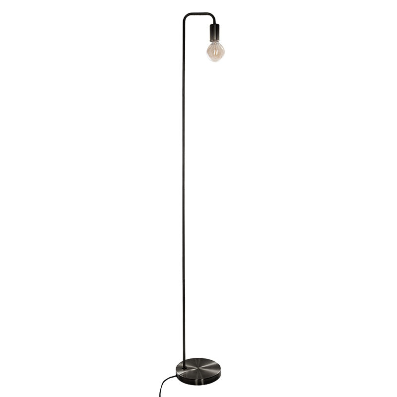 Подова лампа Keli E27 40W черна D20x150см