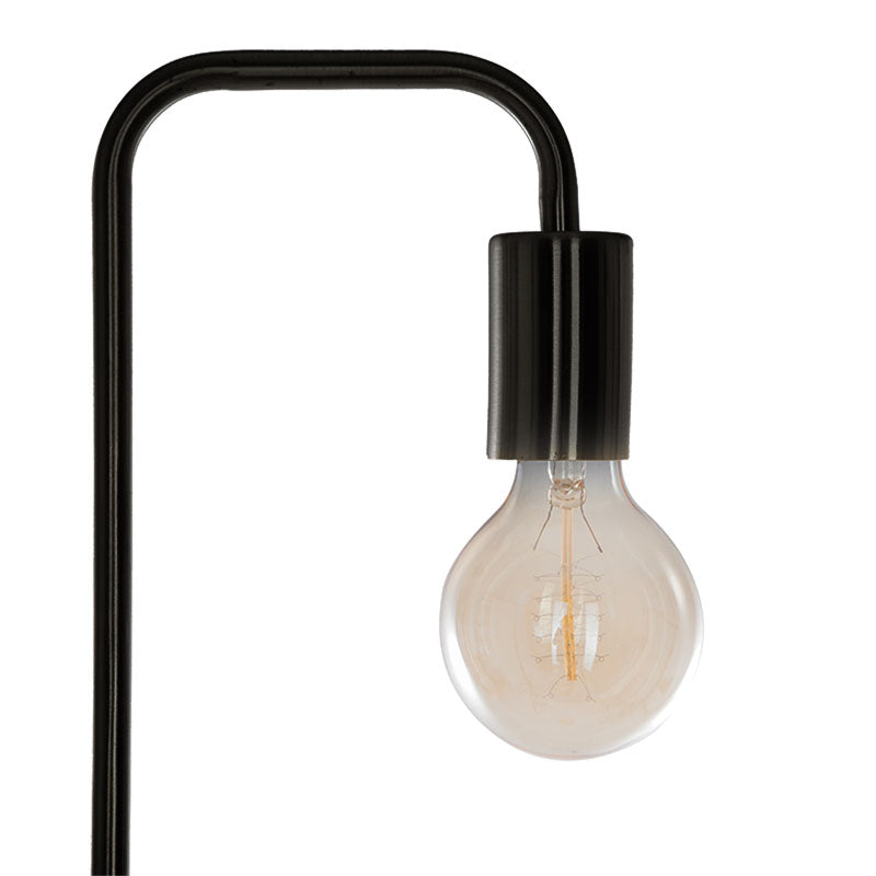 Подова лампа Keli E27 40W черна D20x150см