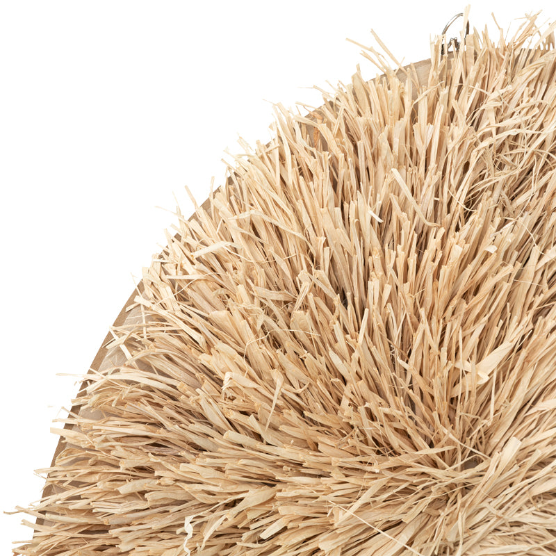 Декор за стена Alaina естествен цвят мдф-морска трева D64x4см