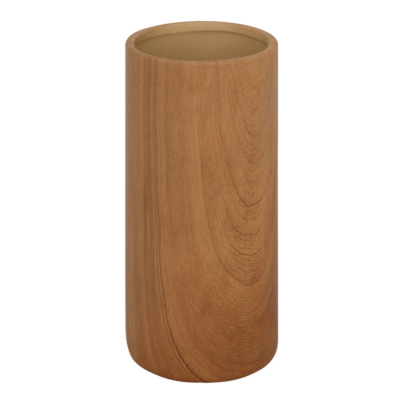 Ваза Goefer керамика в естествен цвят d9.5x20см