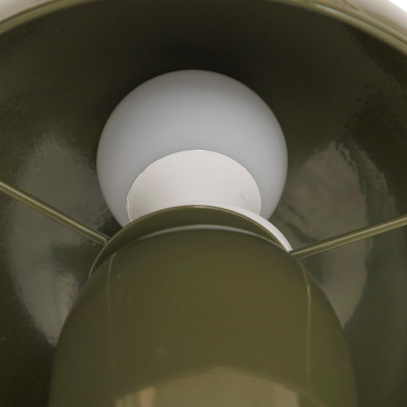 Настолна лампа mushi метал в цвят каки d20x24,5см