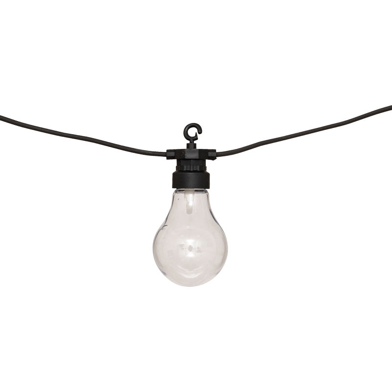 Деко гирлянда с 10 led лампички Karivan в черен цвят 490x12x6см