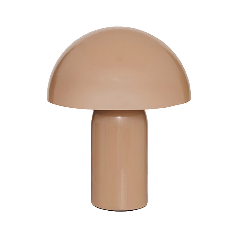 Table lamp mushi metal in beige color d20x24,5cm