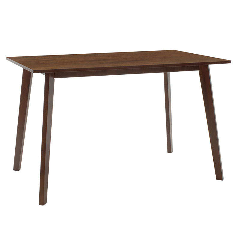 Трапезен комплект BENSON-TOTO 5бр. 120x75x75cm в цвят орех - бежов плат