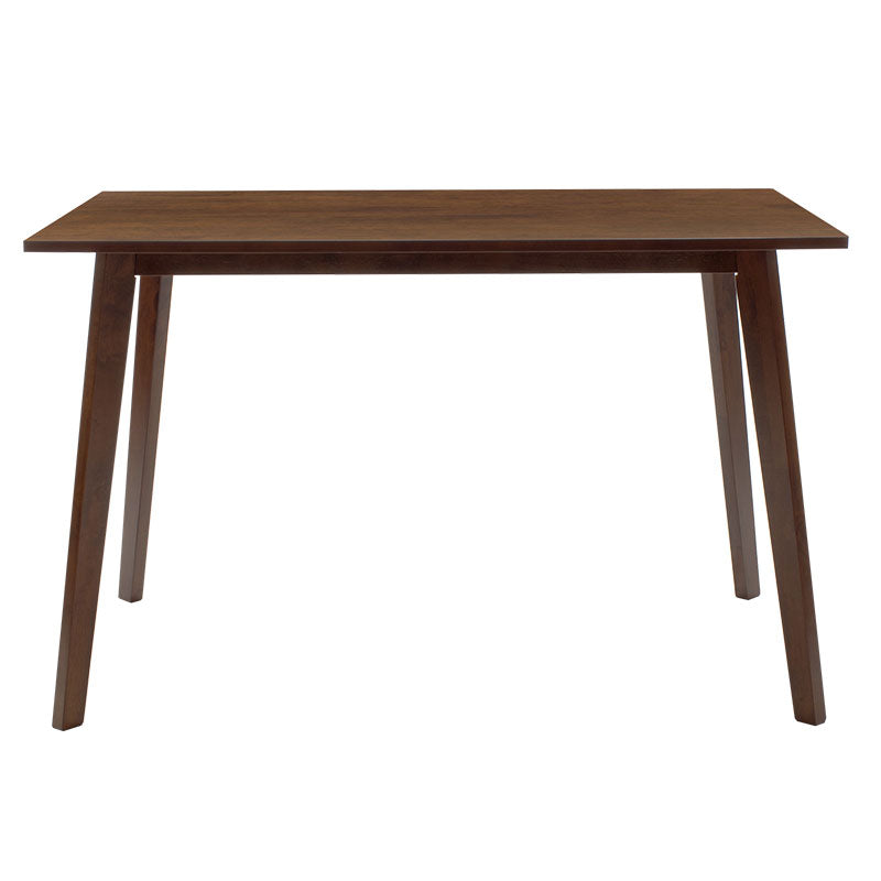 Трапезен комплект BENSON-TOTO 5бр. 120x75x75cm в цвят орех - бежов плат