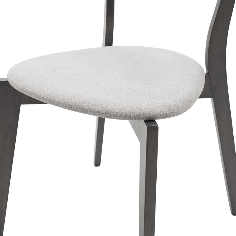 Трапезен комплект Benson - Toto 5бр. 120x75x75см в рустик сиво - сив плат