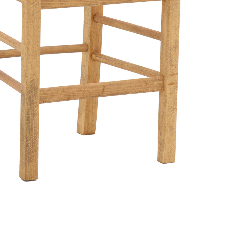 Кафе стол с подложка Dmnir-Charchie масив бук полиран орех 41x42x92см