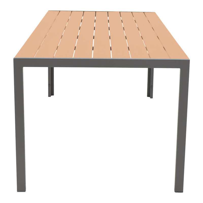Комплект NARES-MABU от 7 бр.антрацит алуминий / в естествен цвят 180x90x72.5cm