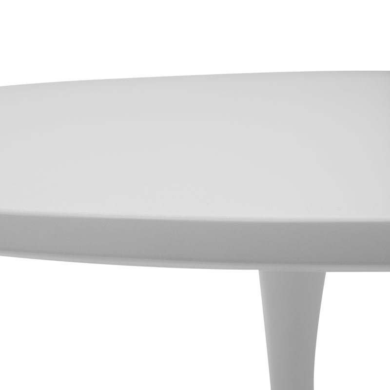 Комплект ИВИ с трапезна маса МЕРИ 5 части pp-mdf в бял цвят d100x73cm