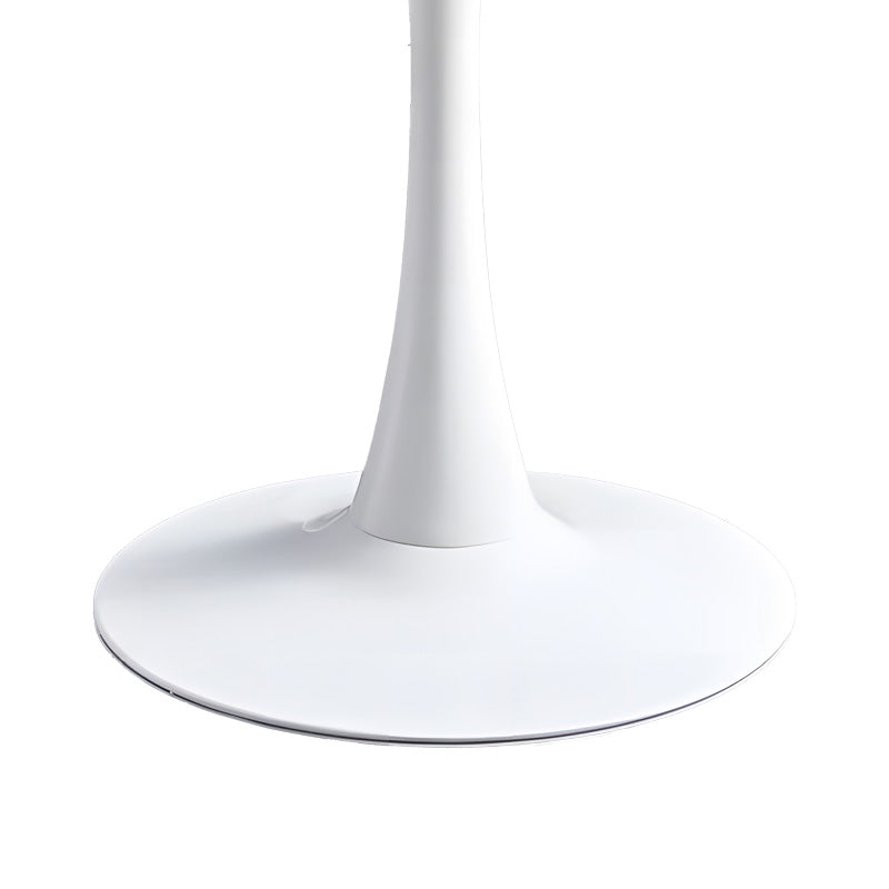 Комплект трапезна маса Elijah-Julita от 3 pp-pu в бял цвят с естествени крака Φ60x74см