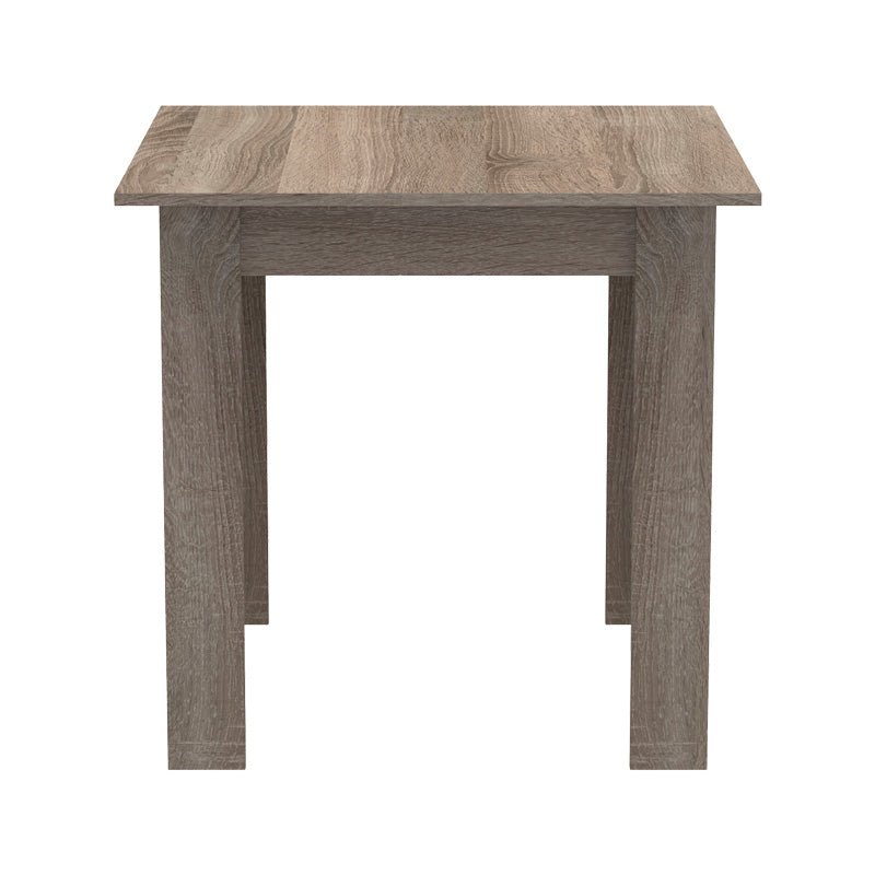 Трапезна маса chloe-aurora i комплект от 5 части стъкло 8мм антрацит - натурален черен крак 120х70х75см