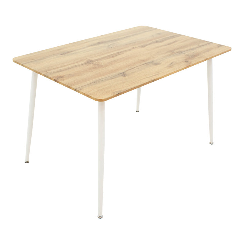 Трапезна маса cuba-parker комплект 5 части sonoma-бяла 120x80x75см