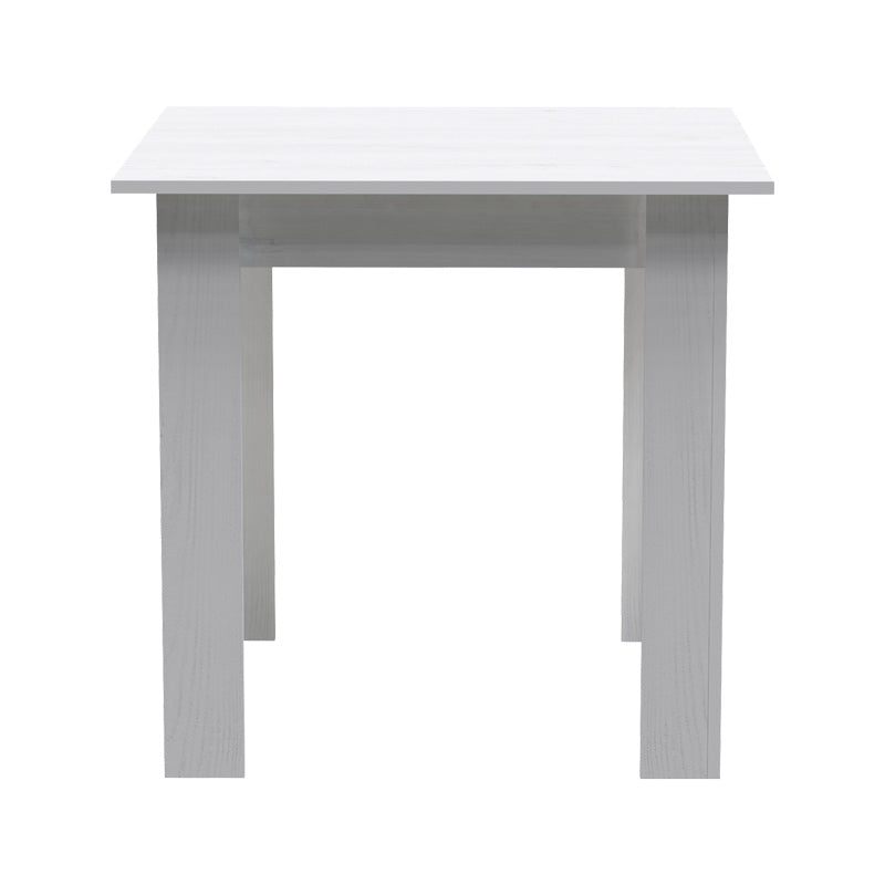 Трапезен комплект  MANKA-EZRA от 5 части в бяло/ `черно 80x80x77см