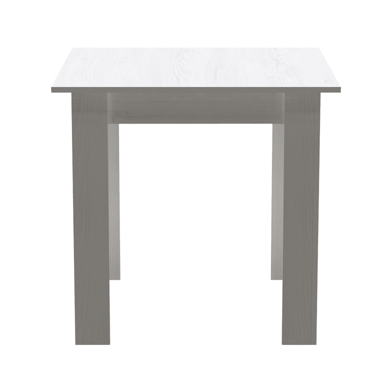 Трапезен  комплект от 3 части MANKA -CARON в бяло 80x80x77см