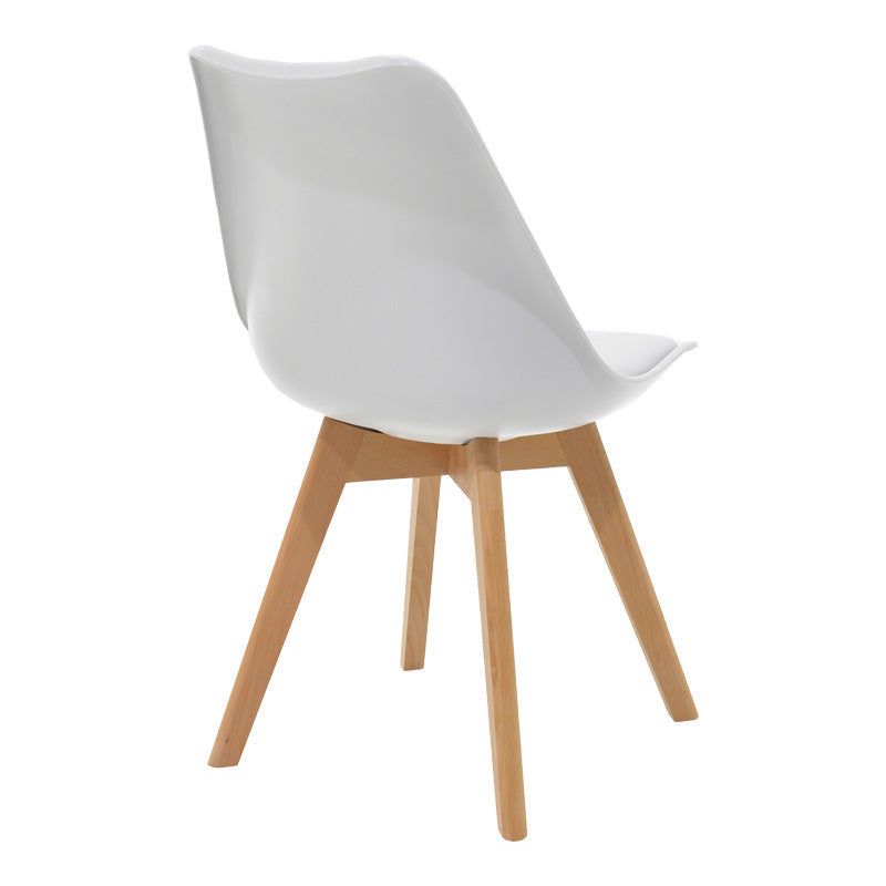 Комплект трапезна маса от 5 части manka-gaston в бял цвят 110x80x77см