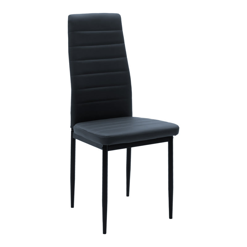 Трапезен комплект BALOU-PARKER  5бр черно-антрацит d120x73см