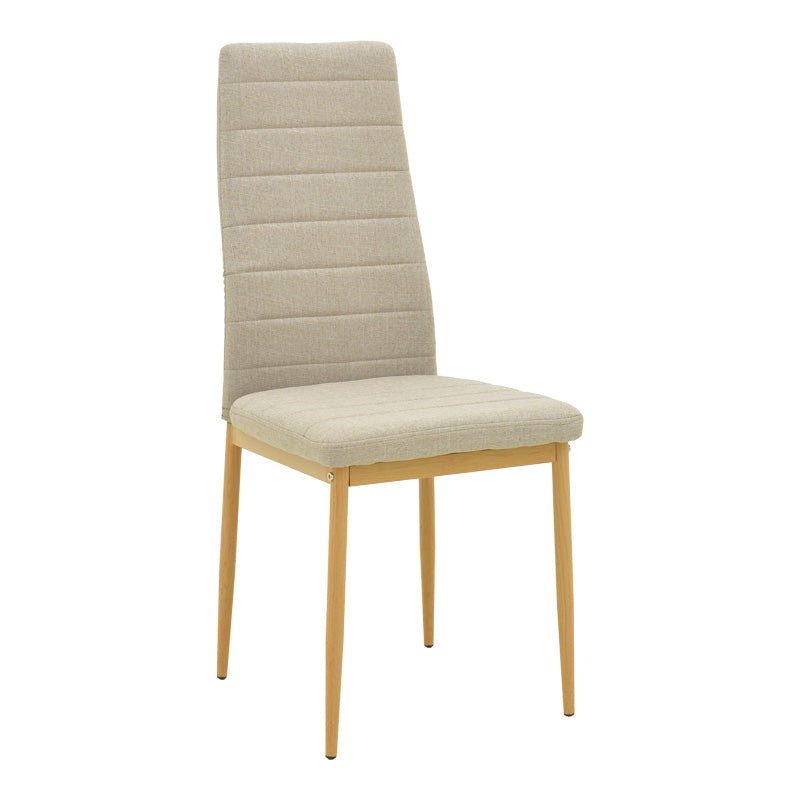 Трапезна маса balou-parker комплект 5 бр бяло-бежово d120x73см