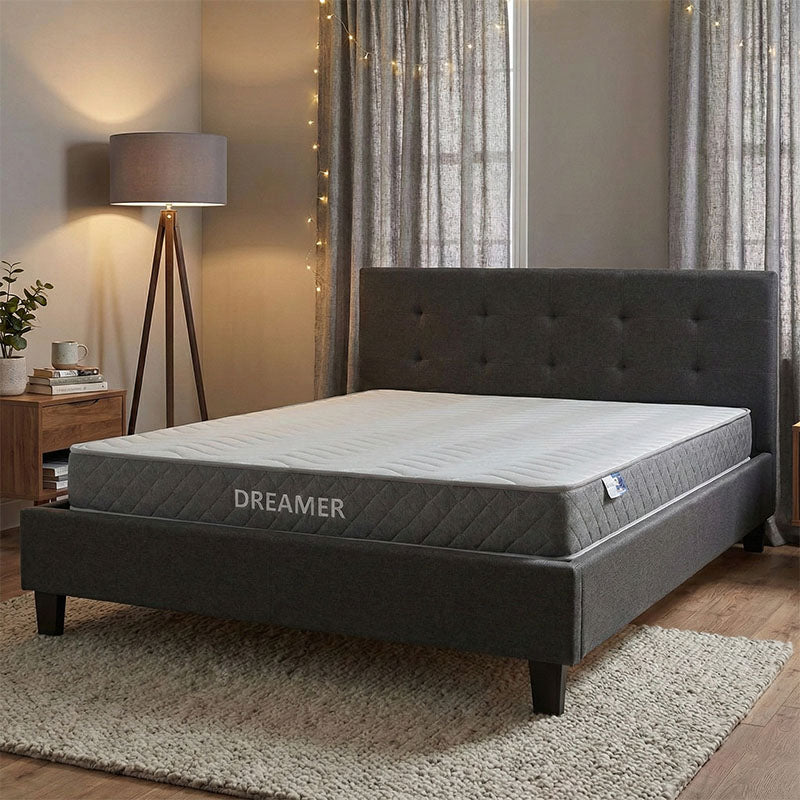 Легло с матрак MAGO-DREAMER антрацит плат 150x200см