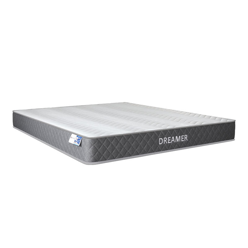 Легло с матрак и място за съхранение Molito-Dreamer кадифено сиво 160x200см