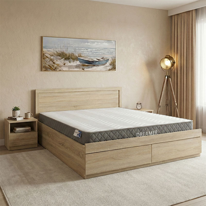 Легло с матрак и чекмедже Olympus-Dreamer сонома 160x200см