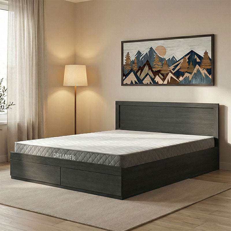 Легло с матрак и чекмедже Olympus-Dreamer венге 160x200см