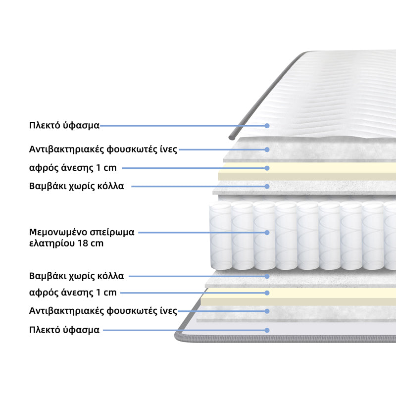 Легло с матрак и чекмедже Olympus-Dreamer венге 160x200см