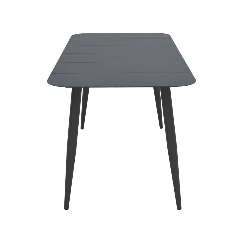 Комплект градински HEVEN-VISTA от 5 части черен алуминий 120x70x72см
