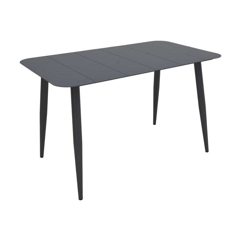 Комплект градински HEVEN-VISTA  комплект от 7 части черен алуминий 120x70x72см