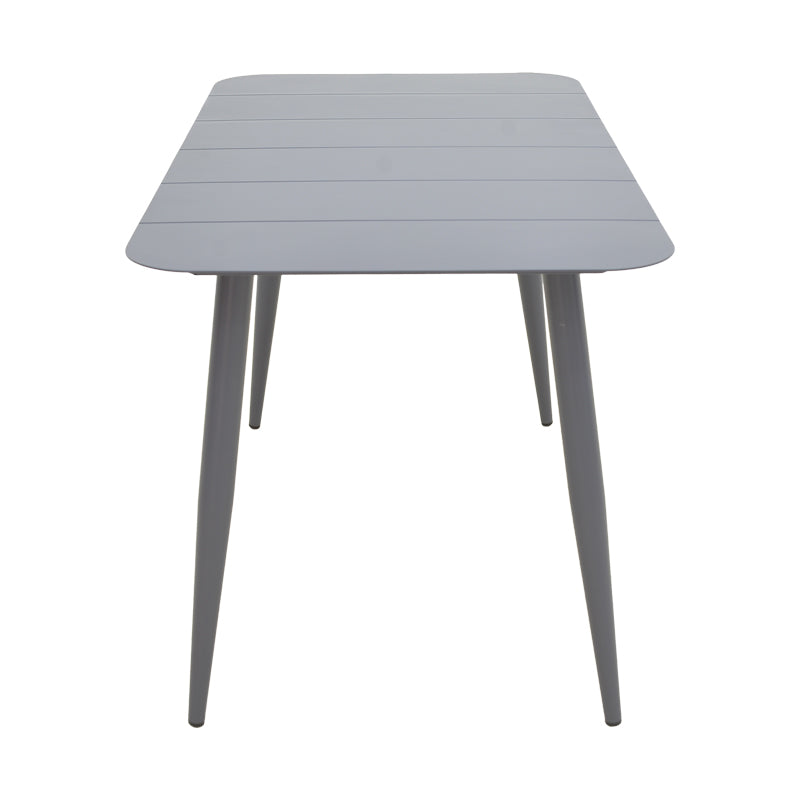 Комплект за хранене HEVEN-VISTA от 7 части антрацит алуминий 150x80x72см