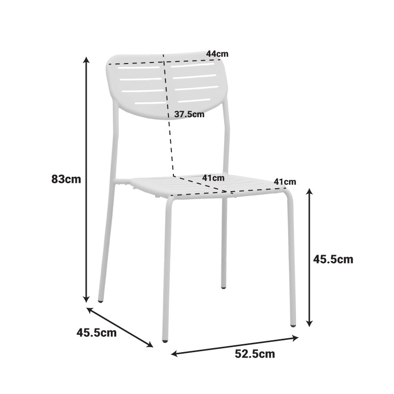 Градински комплект MORAJA-DERABY от 5 части теракота метал 140x80x72см