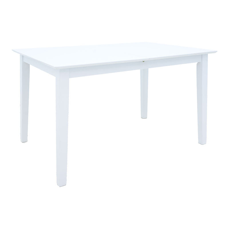 Комплект за хранене dallan mabor 5 части бяло каучуково дърво 120-150x80x73.8 см