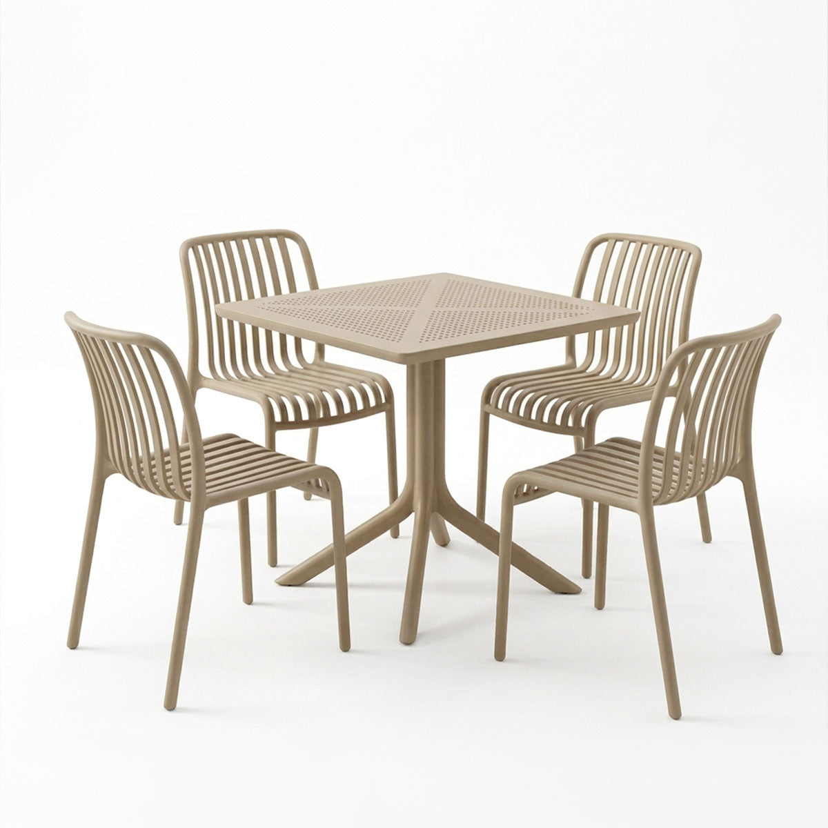 Комплект за хранене zoi groovy комплект 5 части капучино pp 80x80x74см