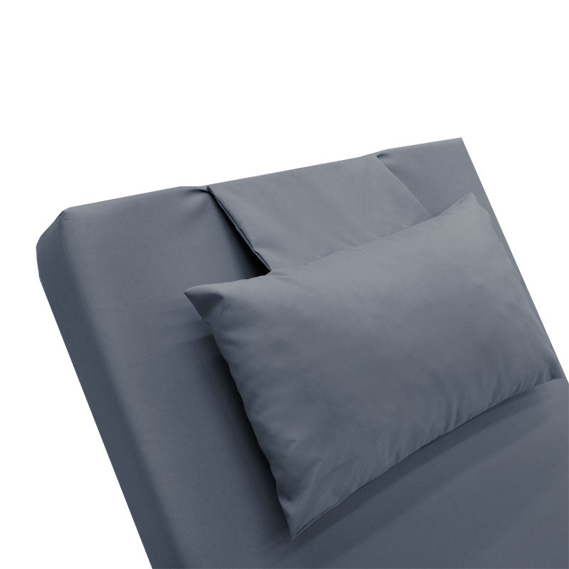 Възглавница за шезлонг Sunset плат сив 65x185x10см