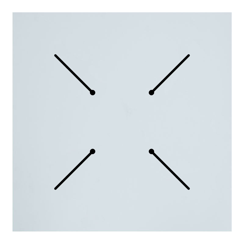 Плот за маса Fervor HPL слонова кост 70x70см, дебелина 12мм