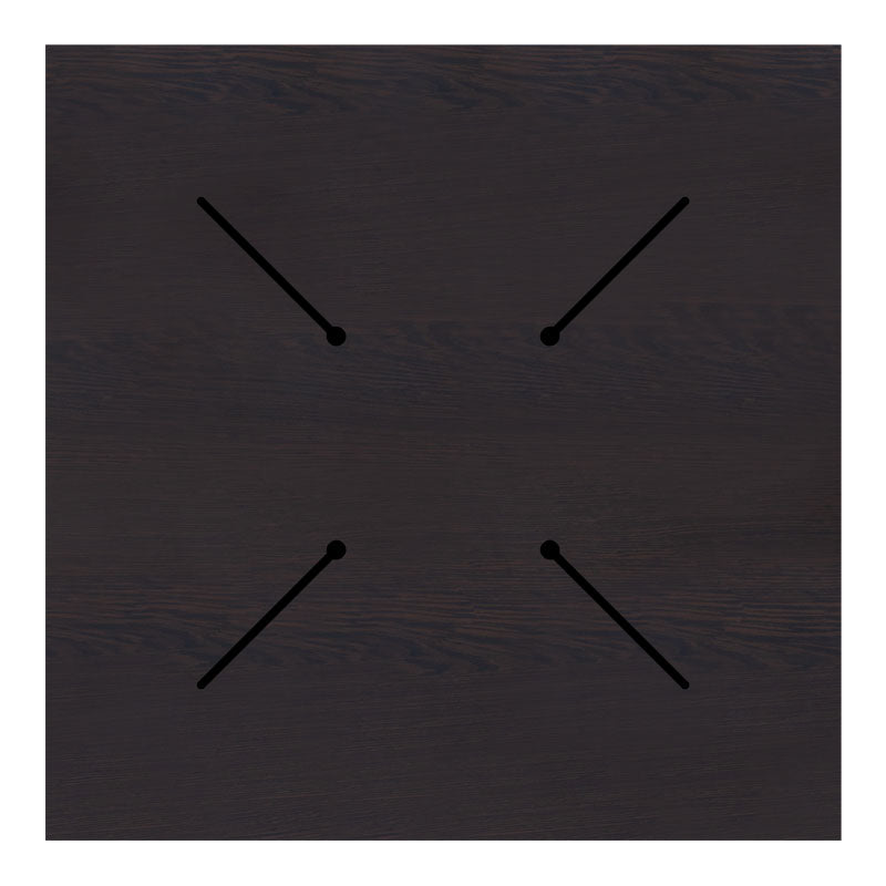 Плот за маса Portico HPL венге 69x69см дебелина 12мм